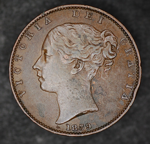 Victoria. Farthing. 1839