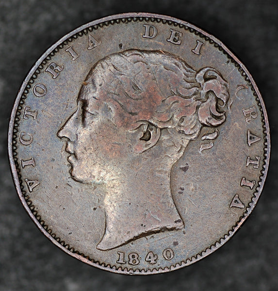 Victoria. Farthing. 1840