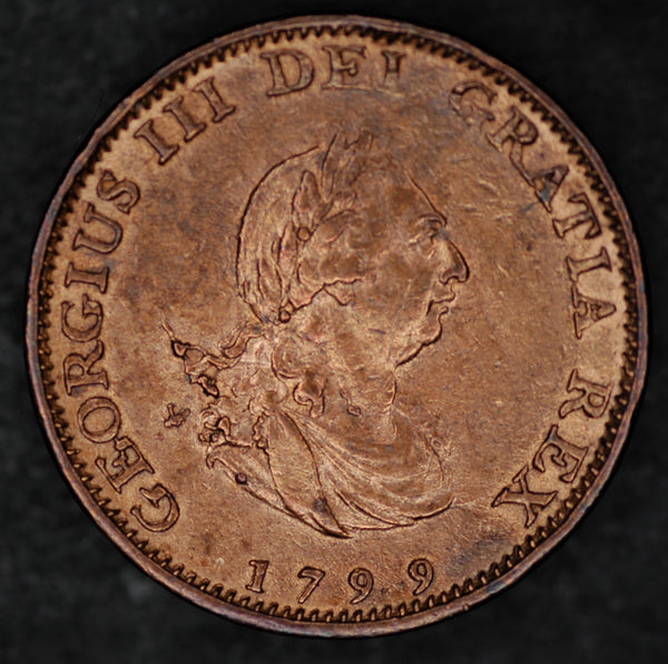 George III. Farthing. 1799