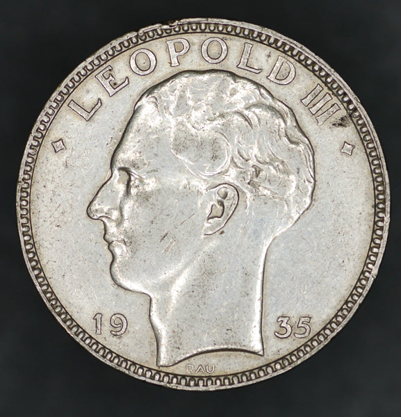 Belgium. 20 Francs. 1935