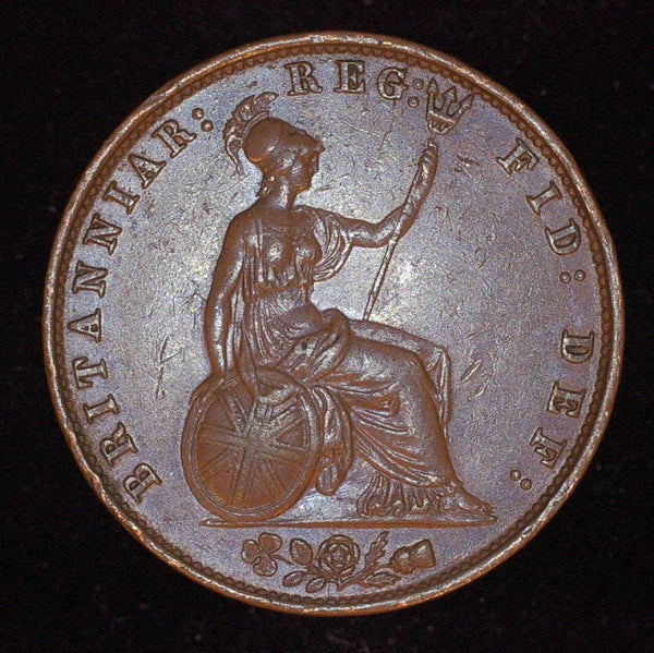 Victoria. Halfpenny. 1858/7