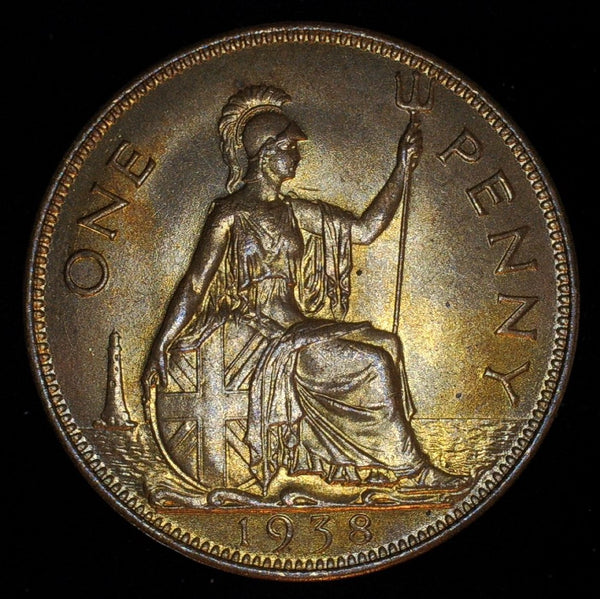 George VI. Penny. 1938