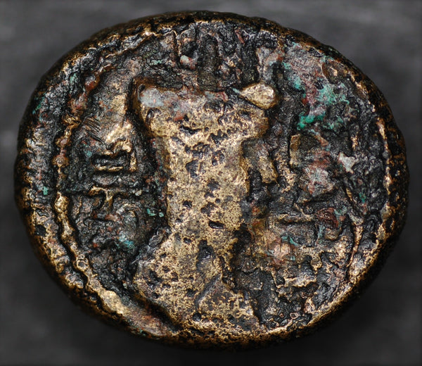 Tiberius. AE18 of Gadara, Syria.