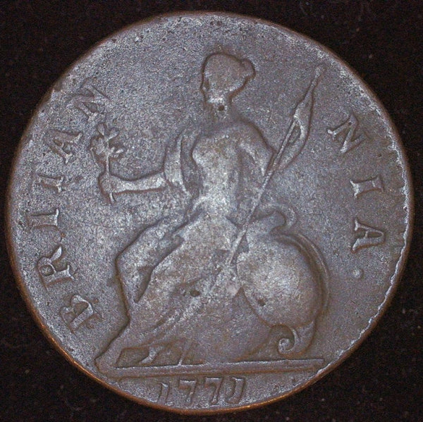 George III. Halfpenny. 1771