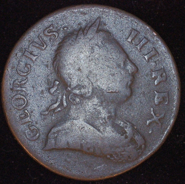 George III. Halfpenny. 1771