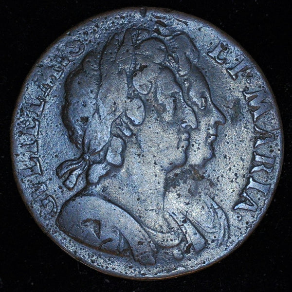 William and Mary. Halfpenny. 1694