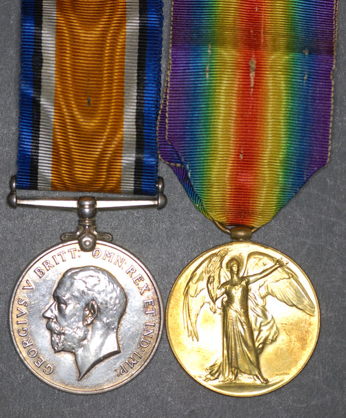 WW1. Pair. Glover. East Surrey Regiment.