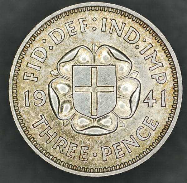 George VI. Threepence. 1941