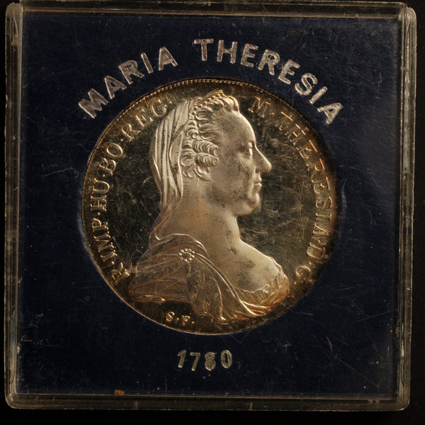 Austria. Maria Theresa Proof Thaler. 1780. (Restrike)
