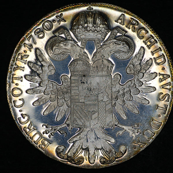 Austria. Maria Theresa Proof Thaler. 1780. (Restrike)