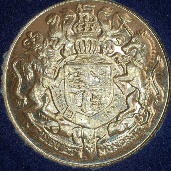 Elizabeth II. 1977 jubilee medal. Struck in 9ct gold