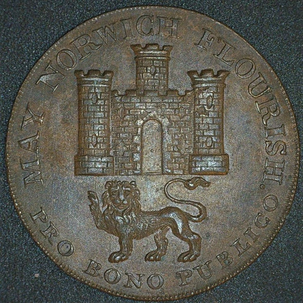 Norfolk. Norwich. Halfpenny token. 1792