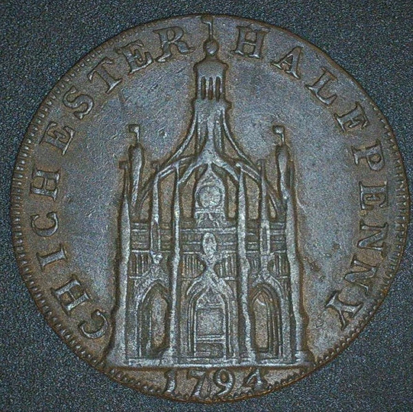 Sussex. Chichester. Halfpenny token. 1794