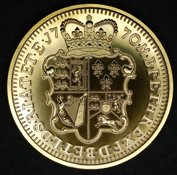 George III. 5 Guineas. 1770. The Millionaires collection.