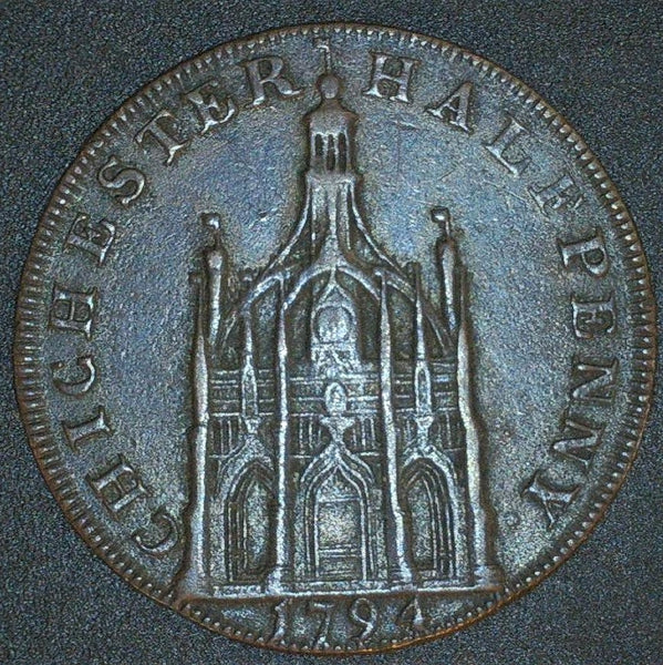 Sussex. Chichester. Halfpenny token. 1794