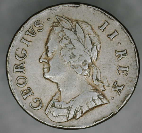 George II. Farthing. 1754