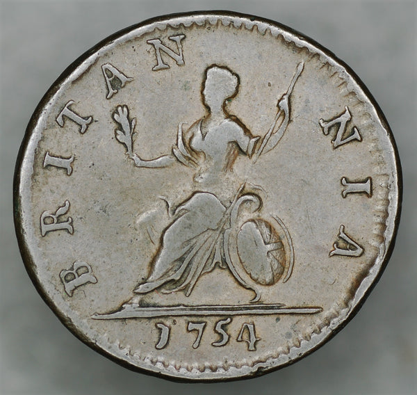 George II. Farthing. 1754