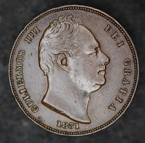 William IV. Farthing. 1831