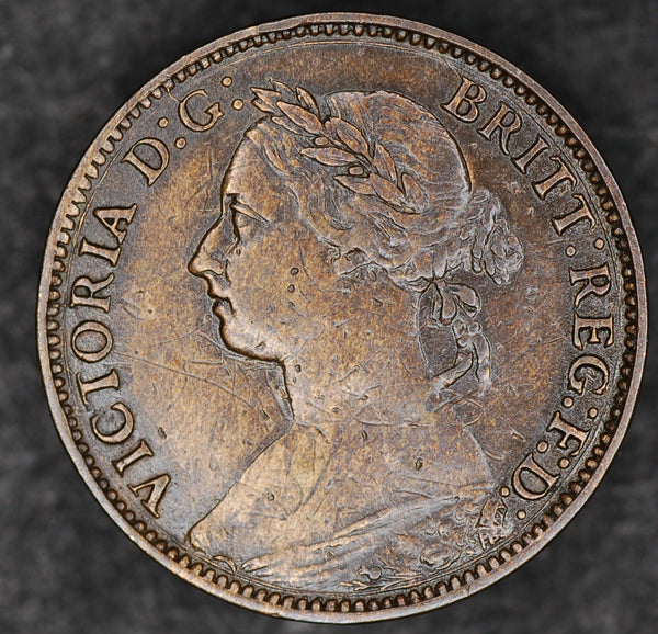 Victoria. Farthing. 1886