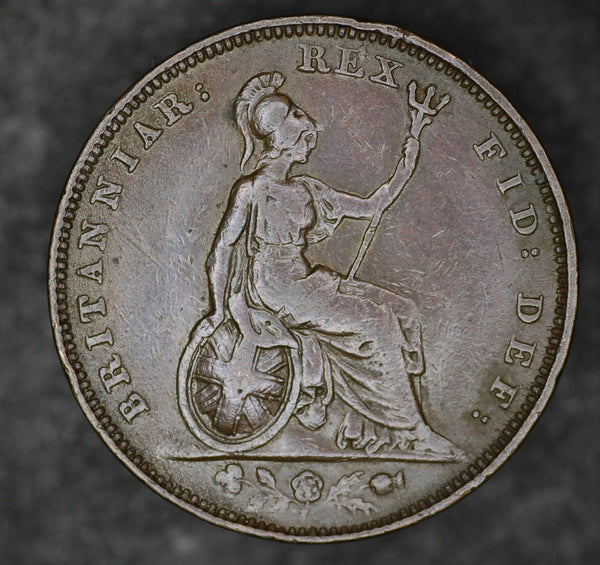 George IV. Farthing. 1826. 2nd type