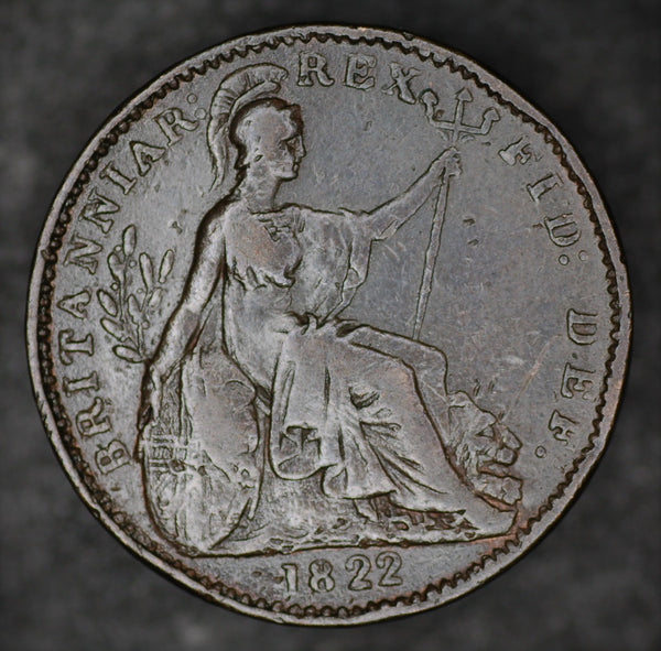 George IV. Farthing. 1822