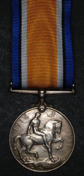 WW1. War medal. Jackson. Royal Sussex Regiment