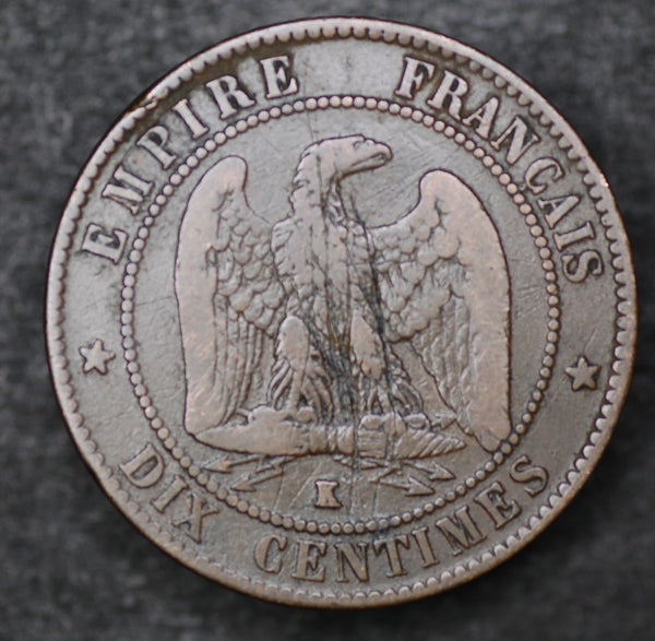 France. 10 Centimes. 1857K