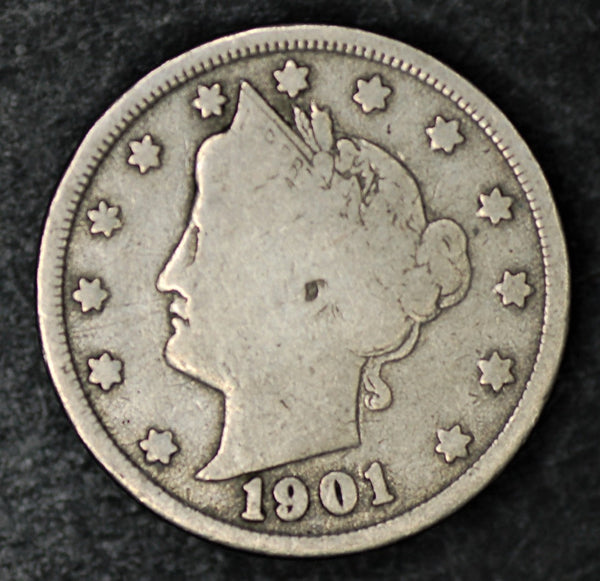 USA. 5 Cents. 1901