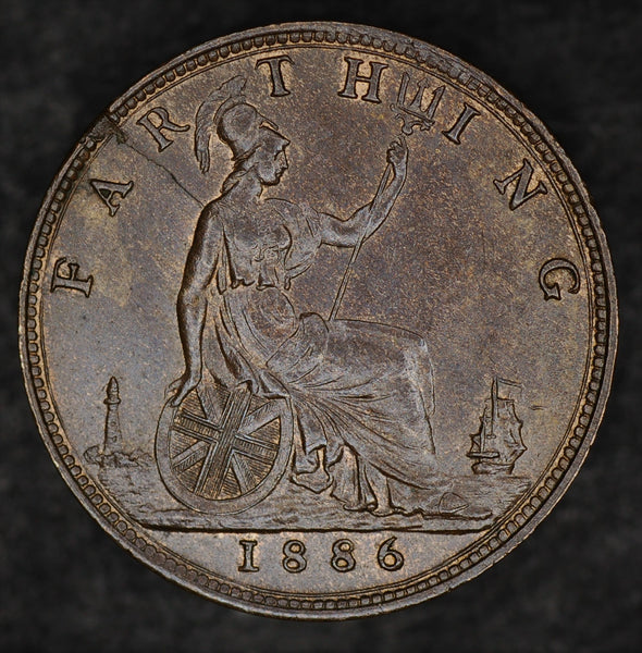 Victoria. Farthing. 1886