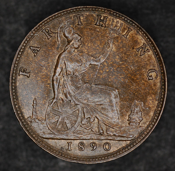 Victoria. Farthing. 1890