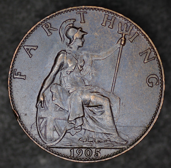 Edward VII. Farthing. 1905