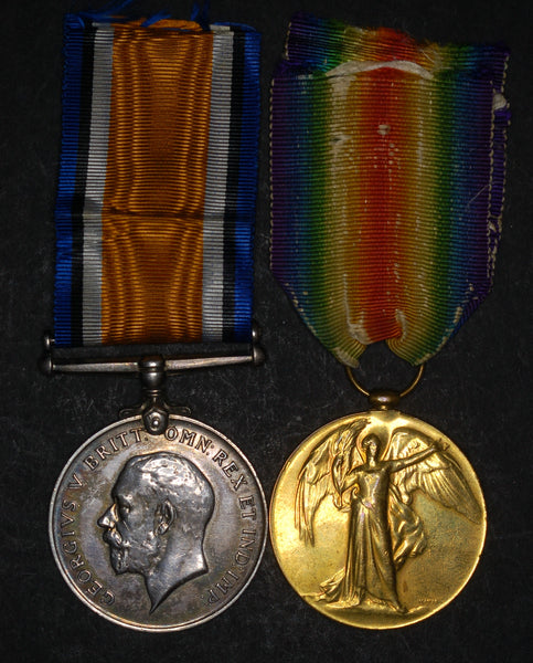 WW1. Pair. King. R.A.