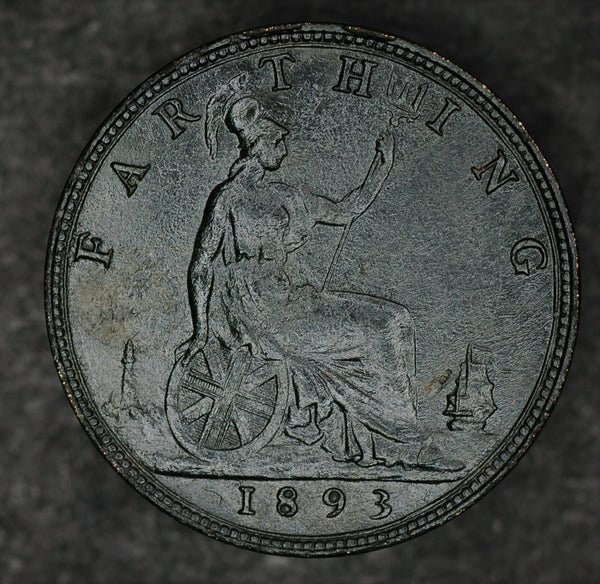 Victoria. Farthing. 1893