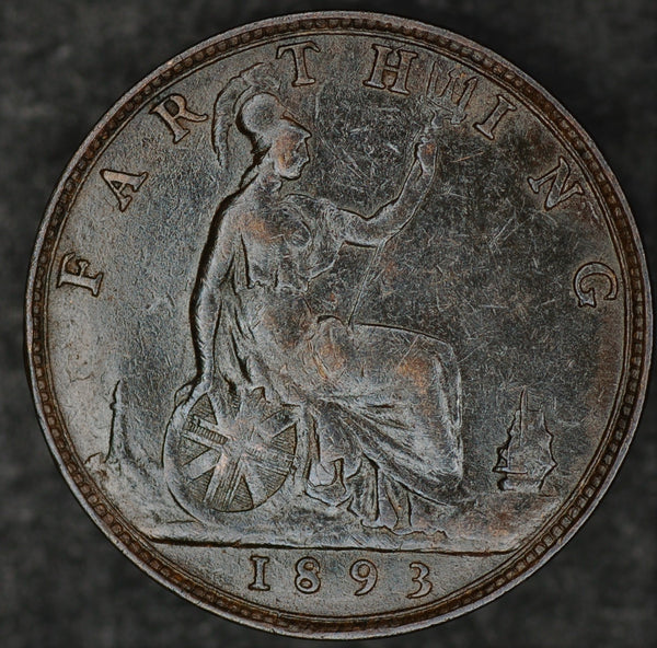 Victoria. Farthing. 1893