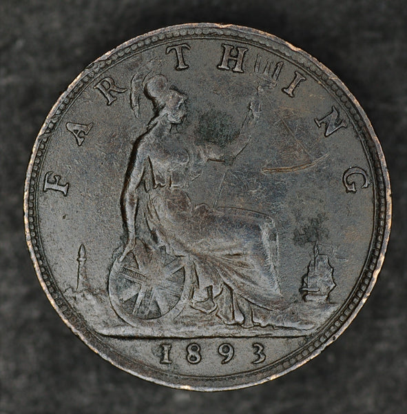 Victoria. Farthing. 1893