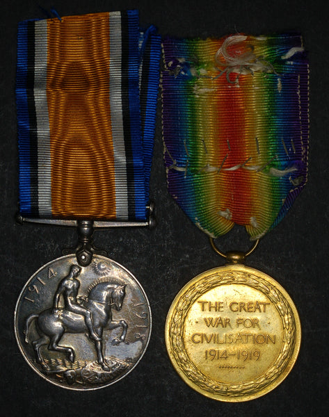 WW1. Pair. King. R.A.