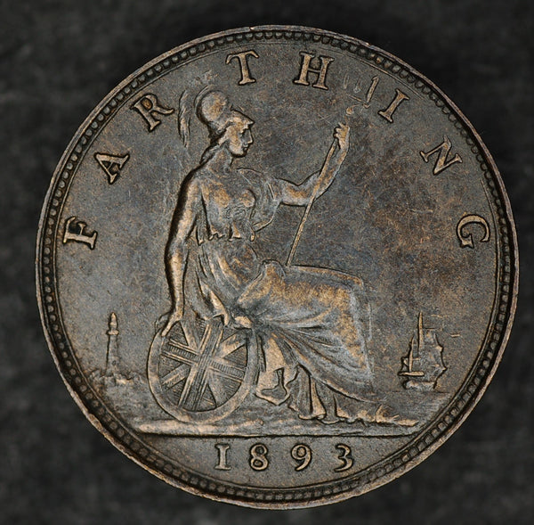 Victoria. Farthing. 1893