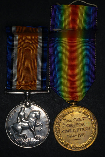 WW1. Pair. Osborn. R.A