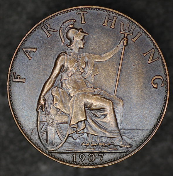 Edward VII. Farthing. 1907