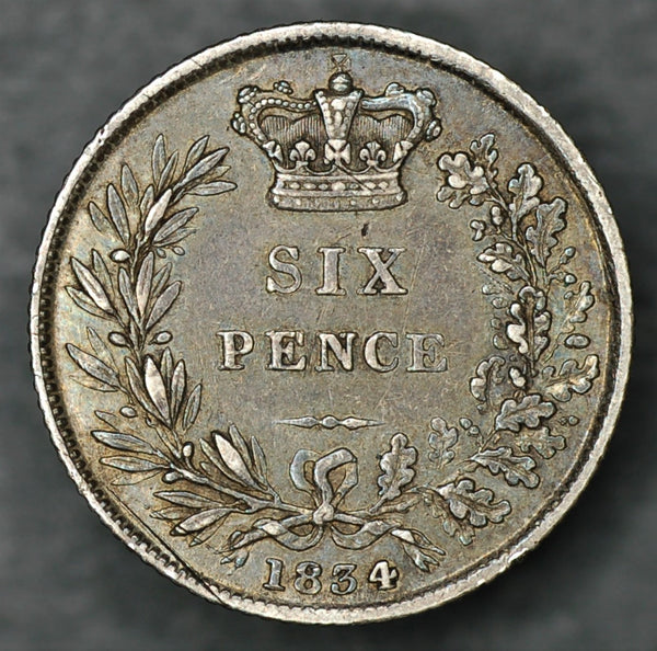 William IV. Sixpence. 1834