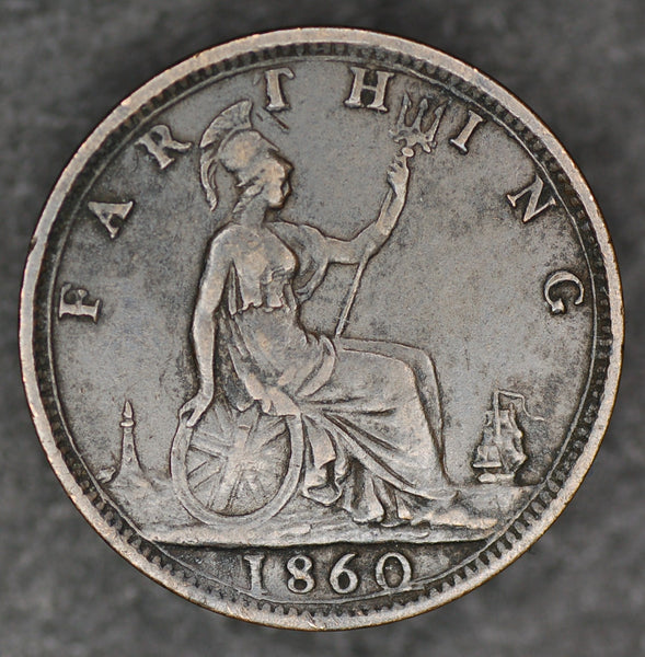 Victoria. Farthing. 1860