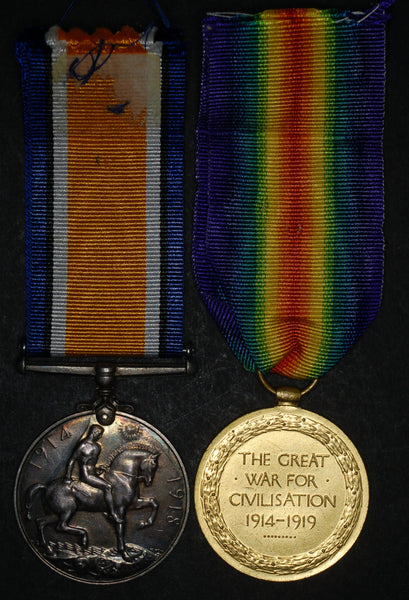 WW1. Pair. Young. Manchester Regiment