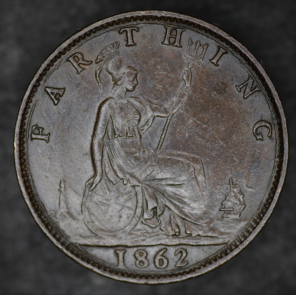 Victoria. Farthing. 1862
