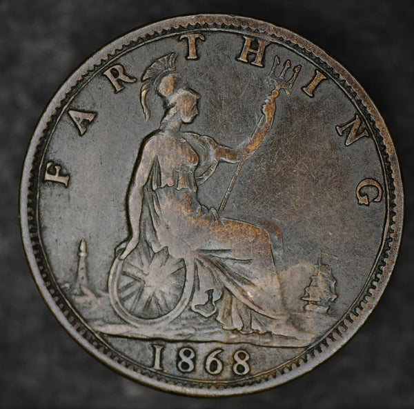 Victoria. Farthing. 1868