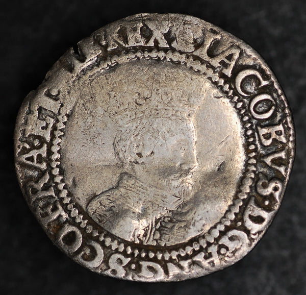 Ireland, James I. Sixpence. (1603-1625), First Coinage,