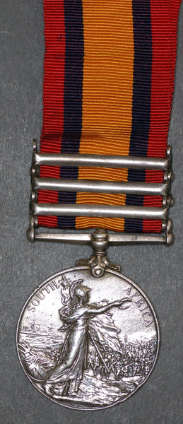 Queens South Africa medal. Ferron. Royal Irish Rifles