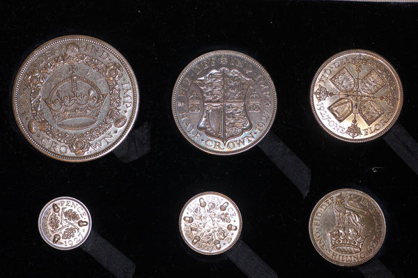 George V. Great Britain. Proof set. 1927