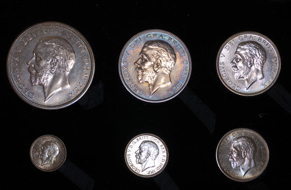 George V. Great Britain. Proof set. 1927
