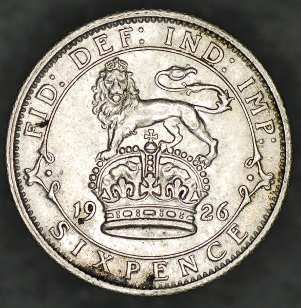 George V. Sixpence. 1926 modified bust. a selection