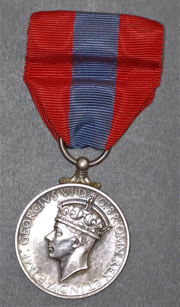 Imperial service medal. George VI.  David Smith Forrester.